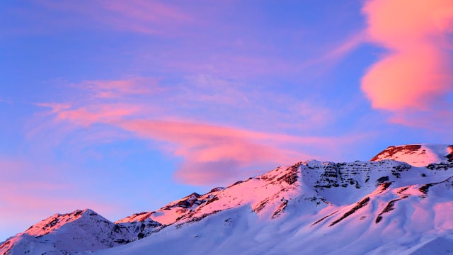 snow moutains